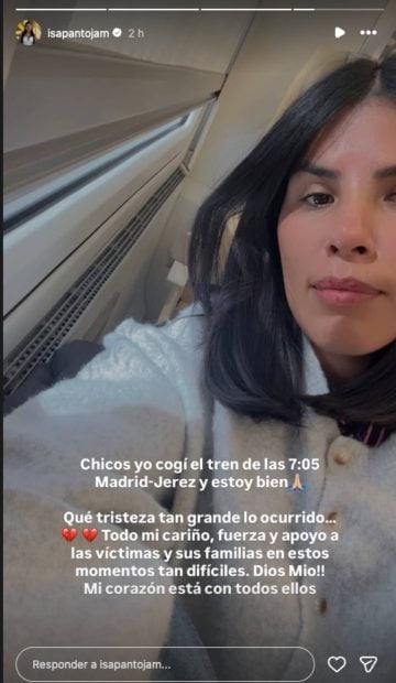 Isa Pantoja, accidente tren, accidente toledo