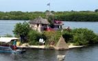 Joysxee Island (2011) in Lagoon Makash, Isla Mujeres, Mexico.