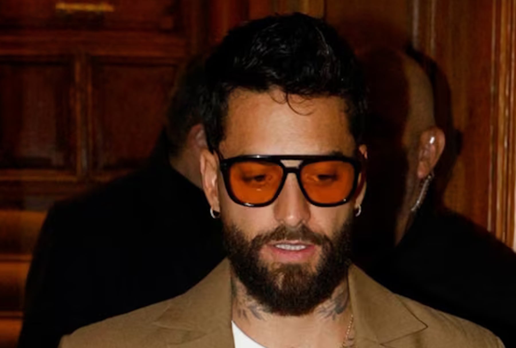 Maluma tras salir de un evento. (Foto: EP)