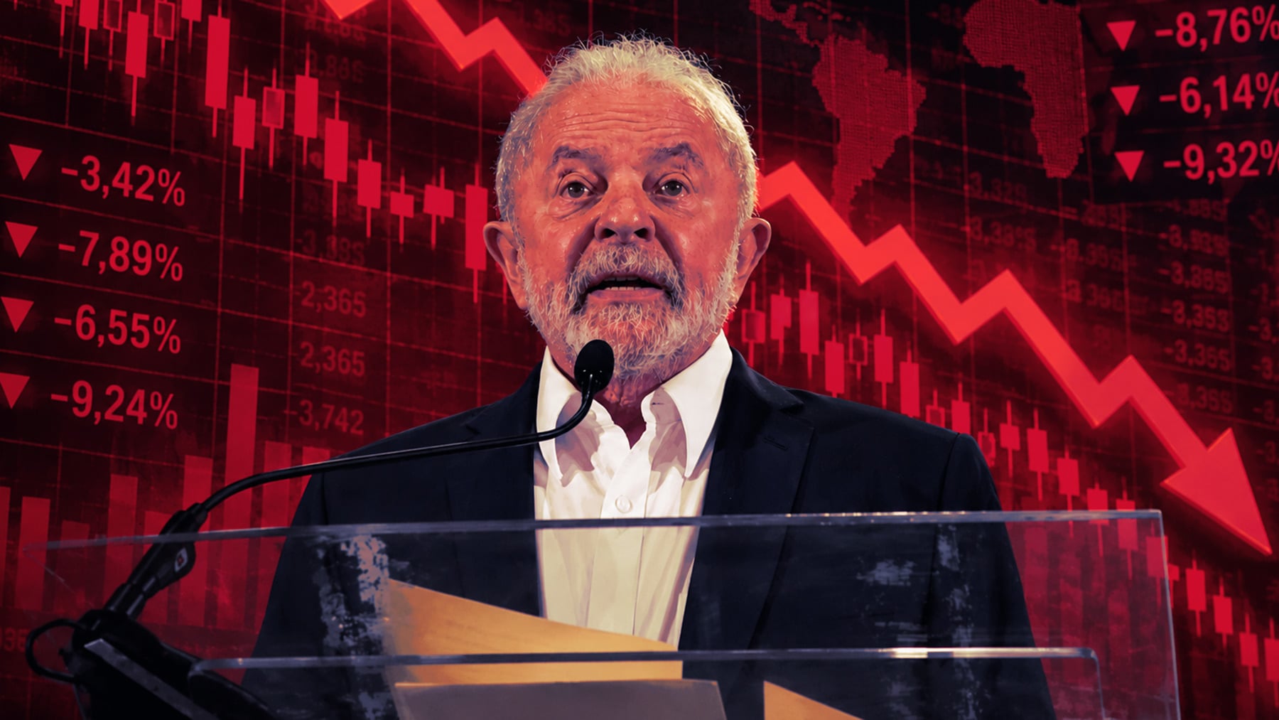 Brasil se hunde en Bolsa tras Lula: Telefónica se juega allí 2.215 millones y Santander el 15% de su beneficio