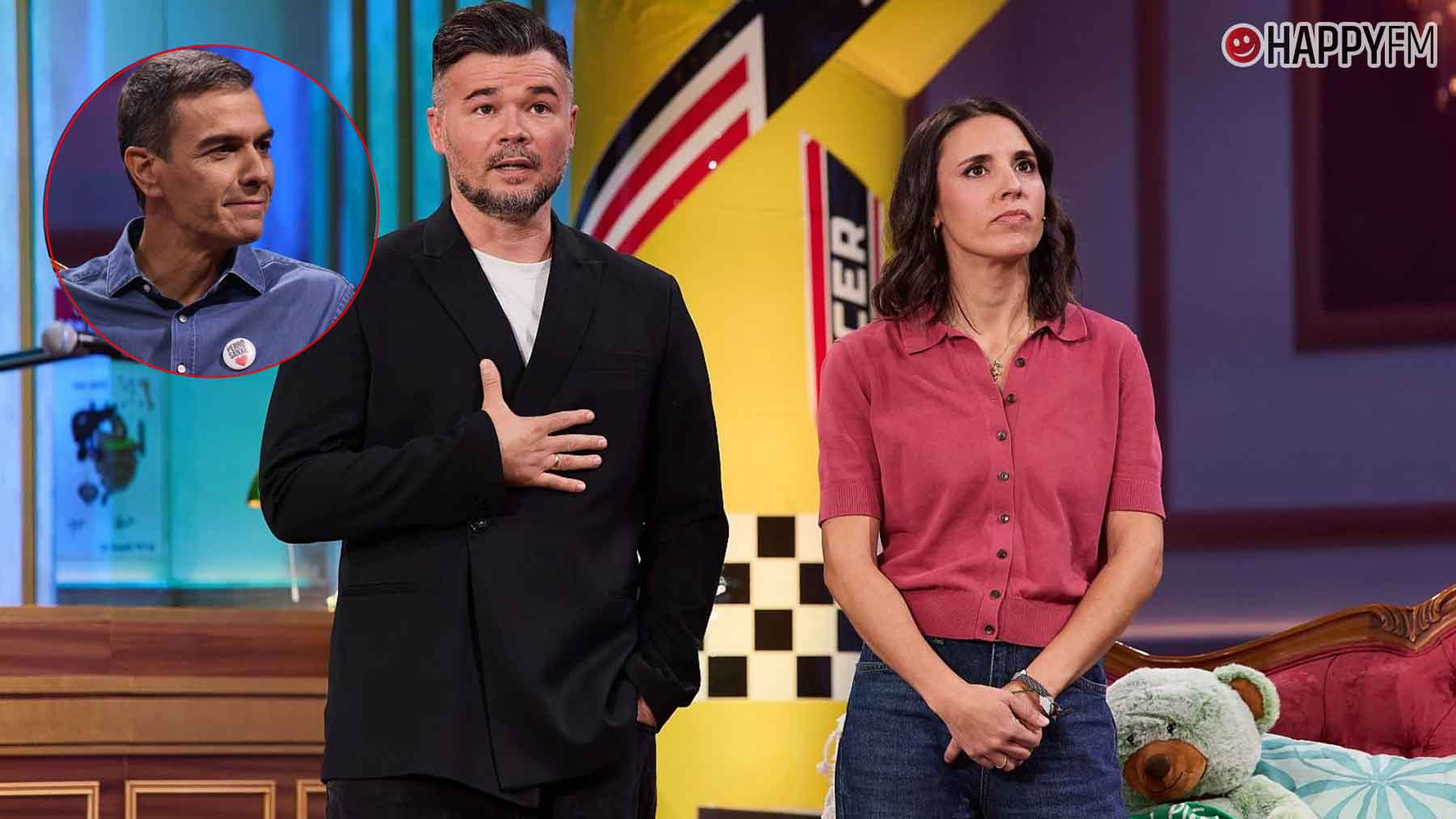 Audiencias ayer: Rufián y Montero (21.7%) no funcionan igual que Sánchez (33.9%) en