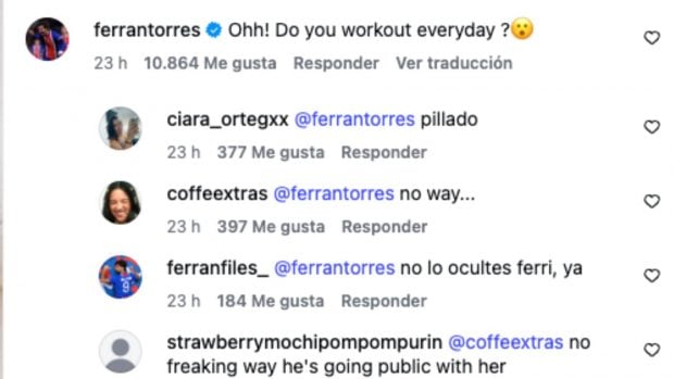 Ferran Torres, Sara Sampaio