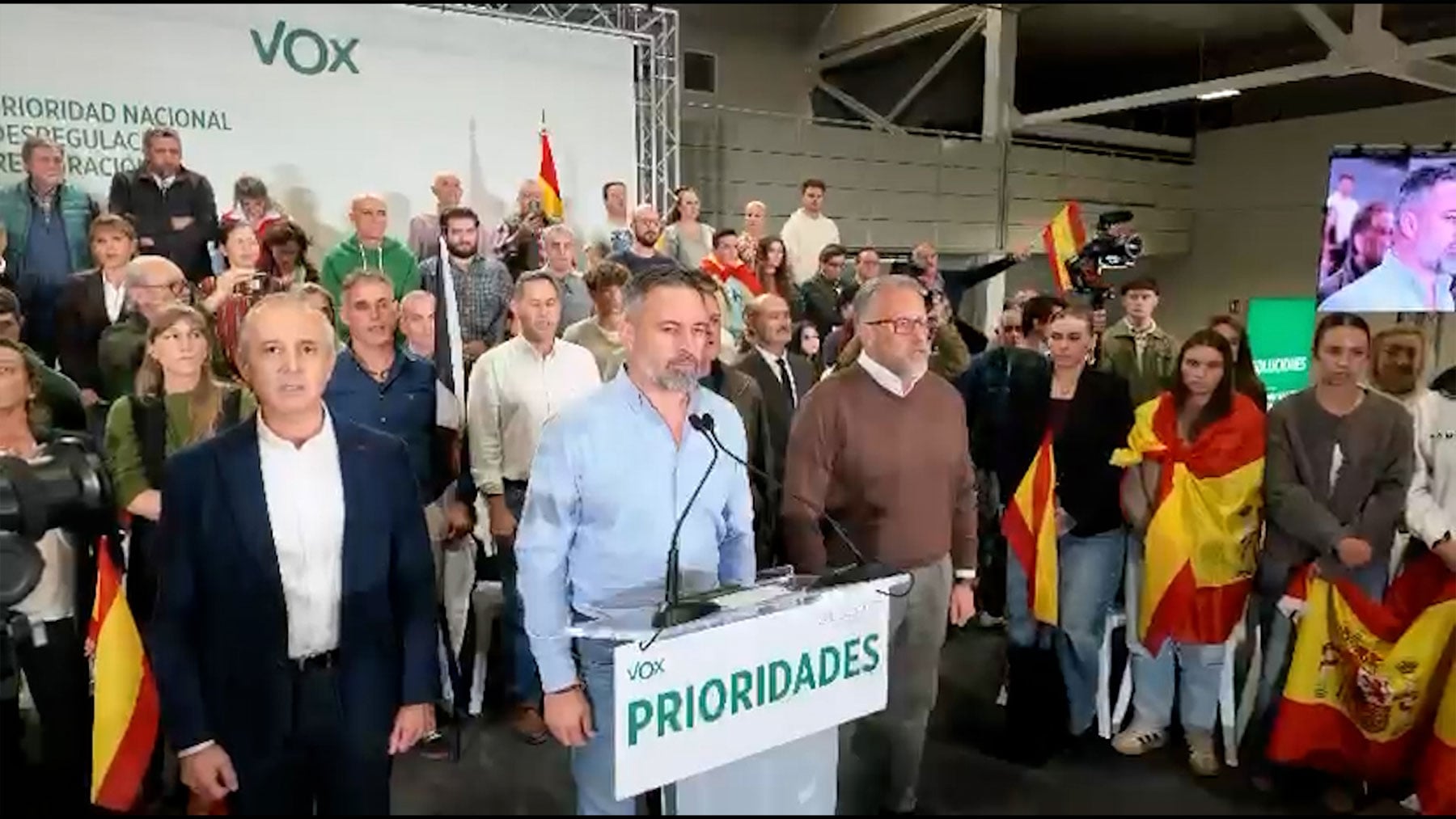 Vox homenajea a las víctimas de Urda en Valladolid con el himno a los caídos
