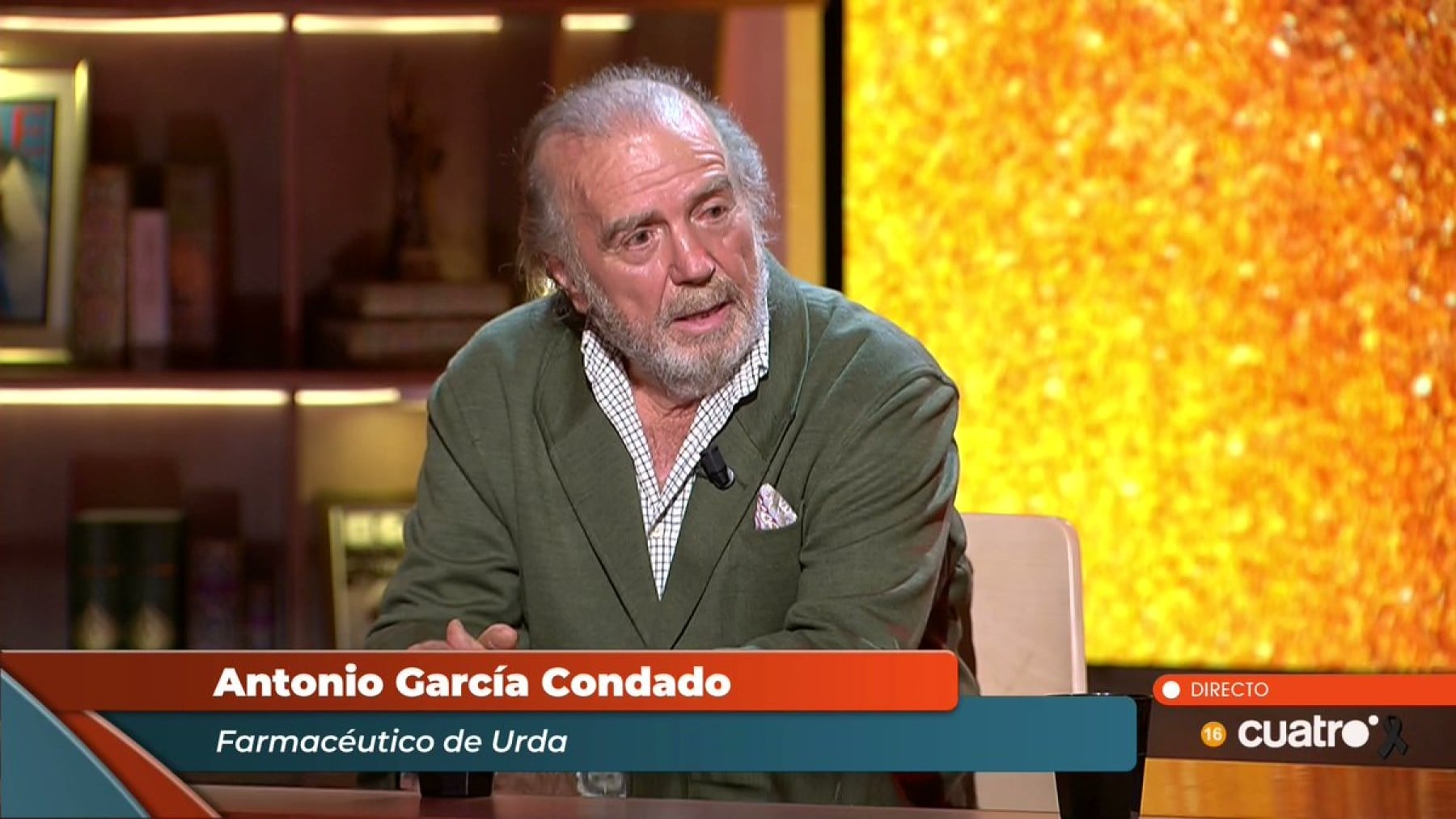 Antonio García Condado, farmacéutico de Urda (Toledo) en ‘Horizonte’ (Cuatro).