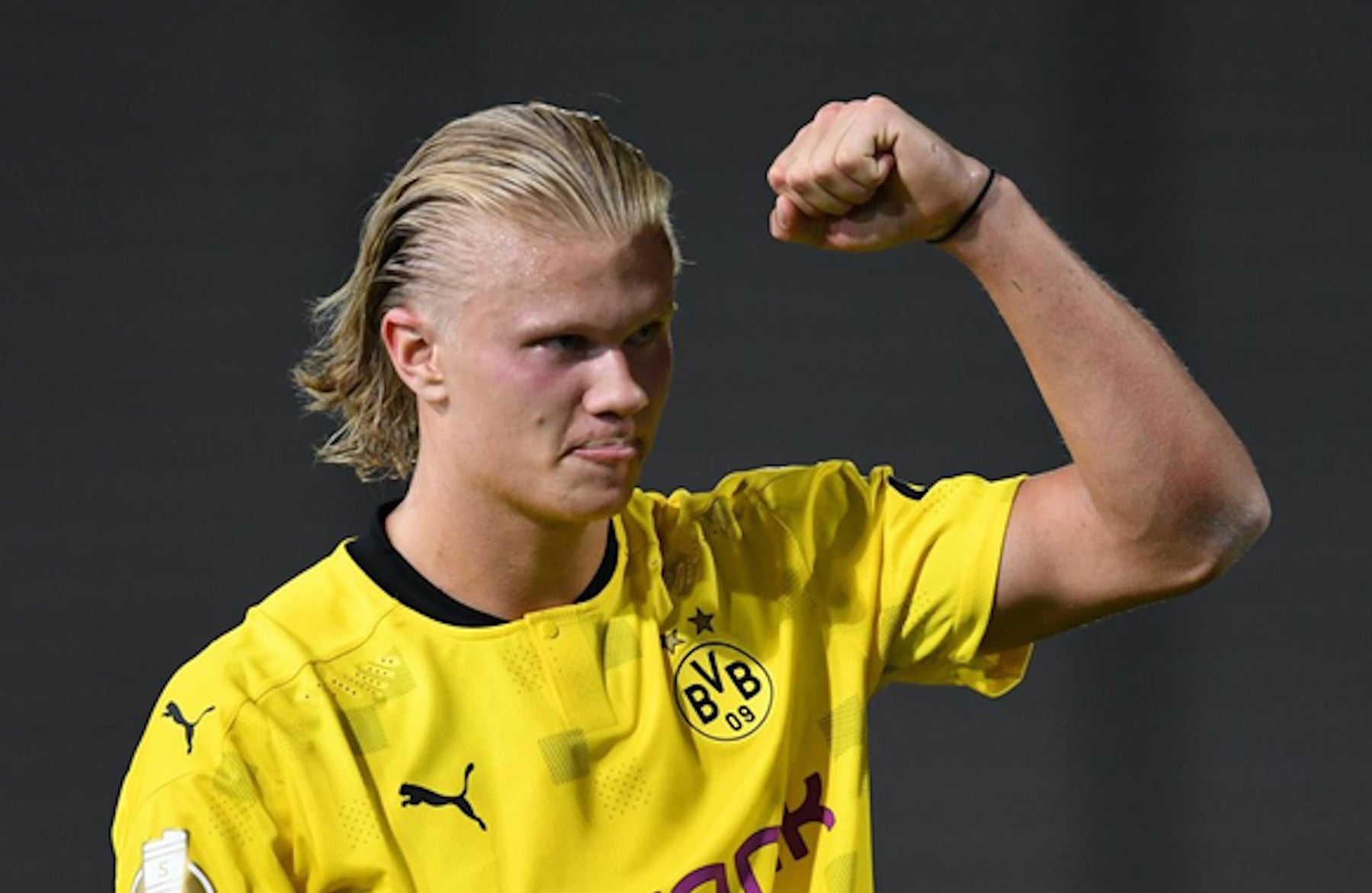 Haaland en un partido. (Foto: EP)