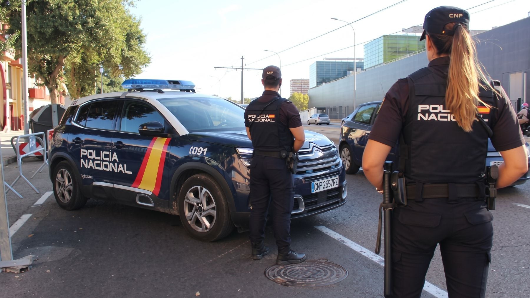 Agentes de la Policía Nacional.