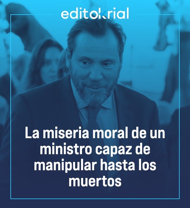 La miseria moral de un ministro capaz de manipular hasta los muertos