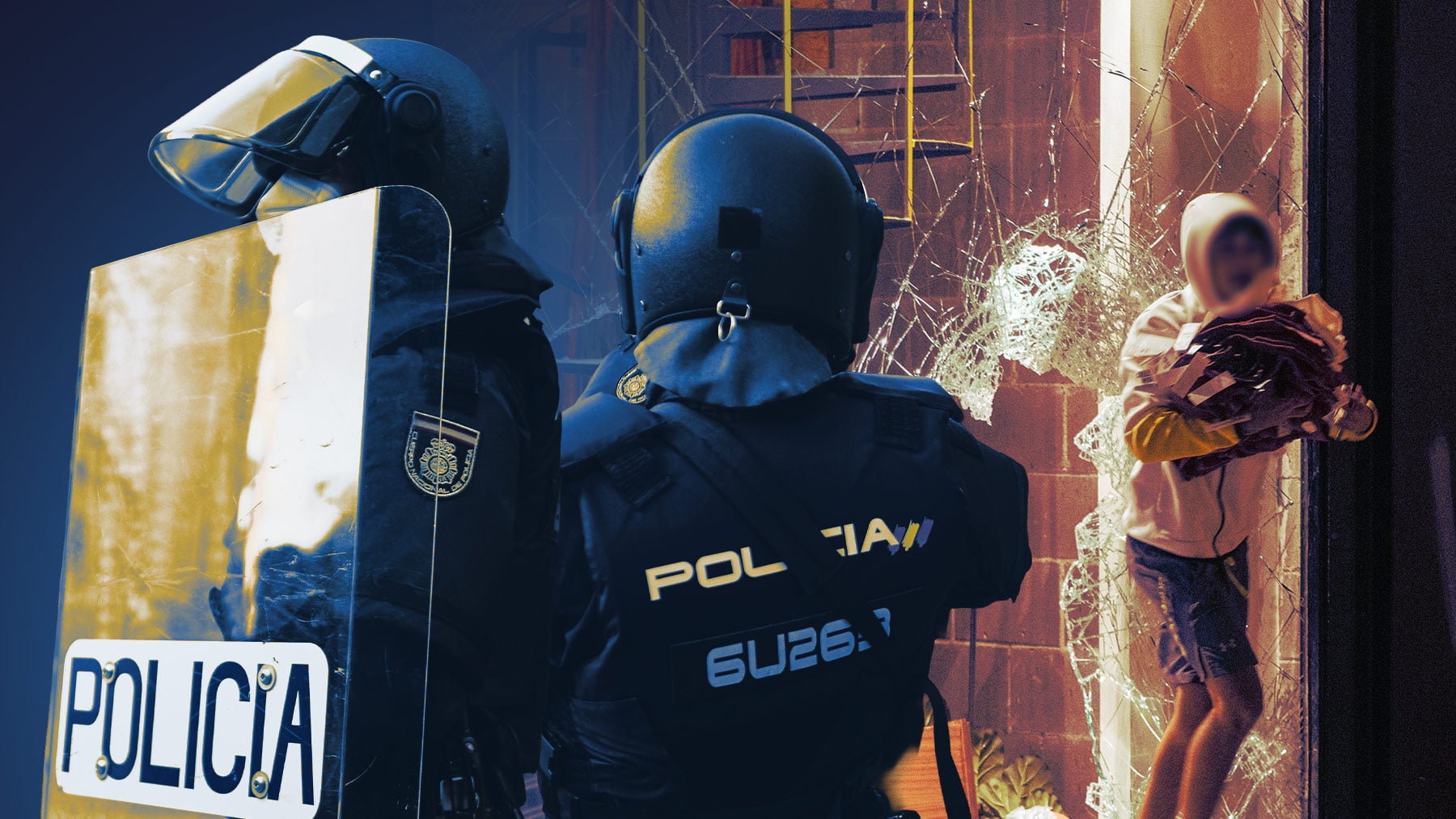 Los antidisturbios de la Policía afrontan los disturbios de Blocus sin órdenes ni planificación operativa