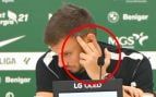 Anselmi en la rueda de prensa del Elche - Valencia