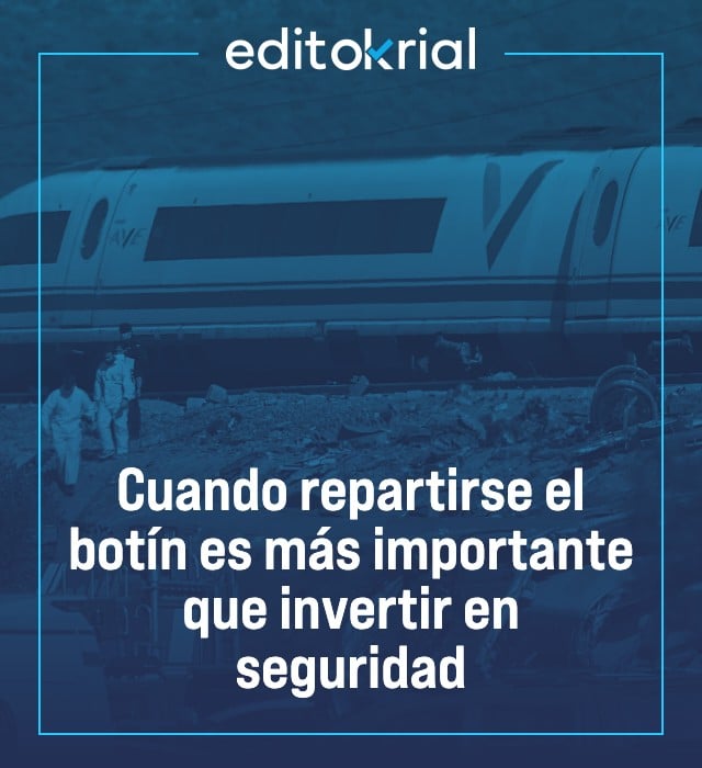 Cuando repartirse el botín es más importante que invertir en seguridad