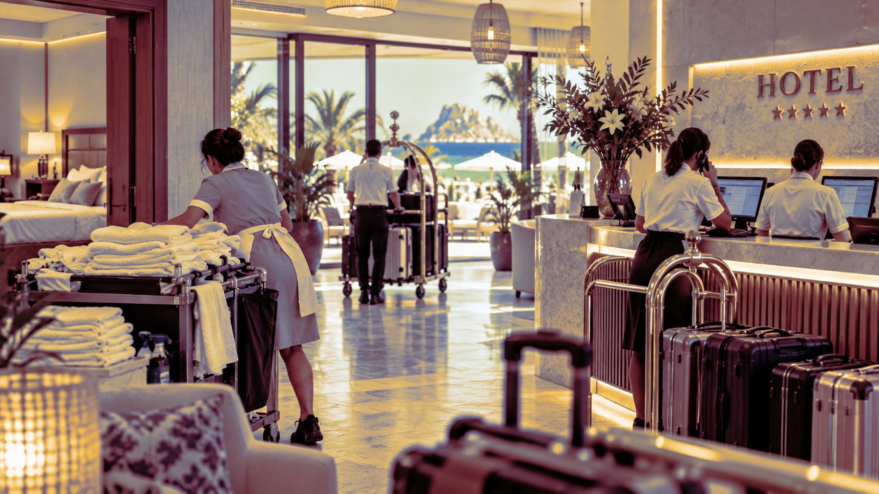 El absentismo golpea a los hoteles de Ibiza: provoca sobrecarga de trabajo en tres de cada cuatro empresas y dispara las horas extras