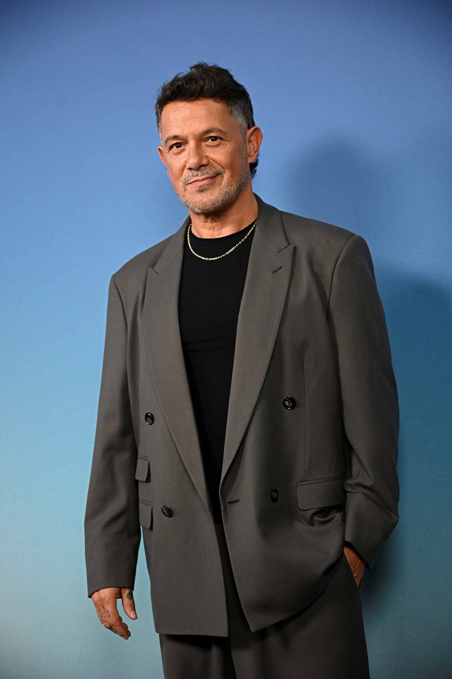 Alejandro Sanz en el estreno de 'El alma al aire'. (Foto: Europa Press)