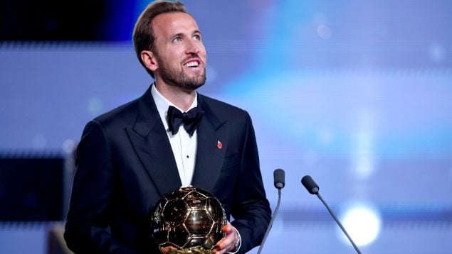 Harry Kane nyerte az Aranylabdát mindössze 28 pontos előnnyel Kylian Mbappé előtt