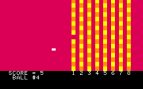 Apple II en Raspberry Pi: partida de un juego de ladrillos en el emulador LinApple
