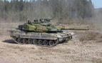 Carro de combate Leopard 2A8 NO del Ejército noruego, de la fábrica de Leopard 2A8 de Levanger