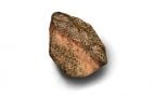 Meteorito marciano Teghaza 001, una roca rosada de 800 gramos hallada en el Sáhara
