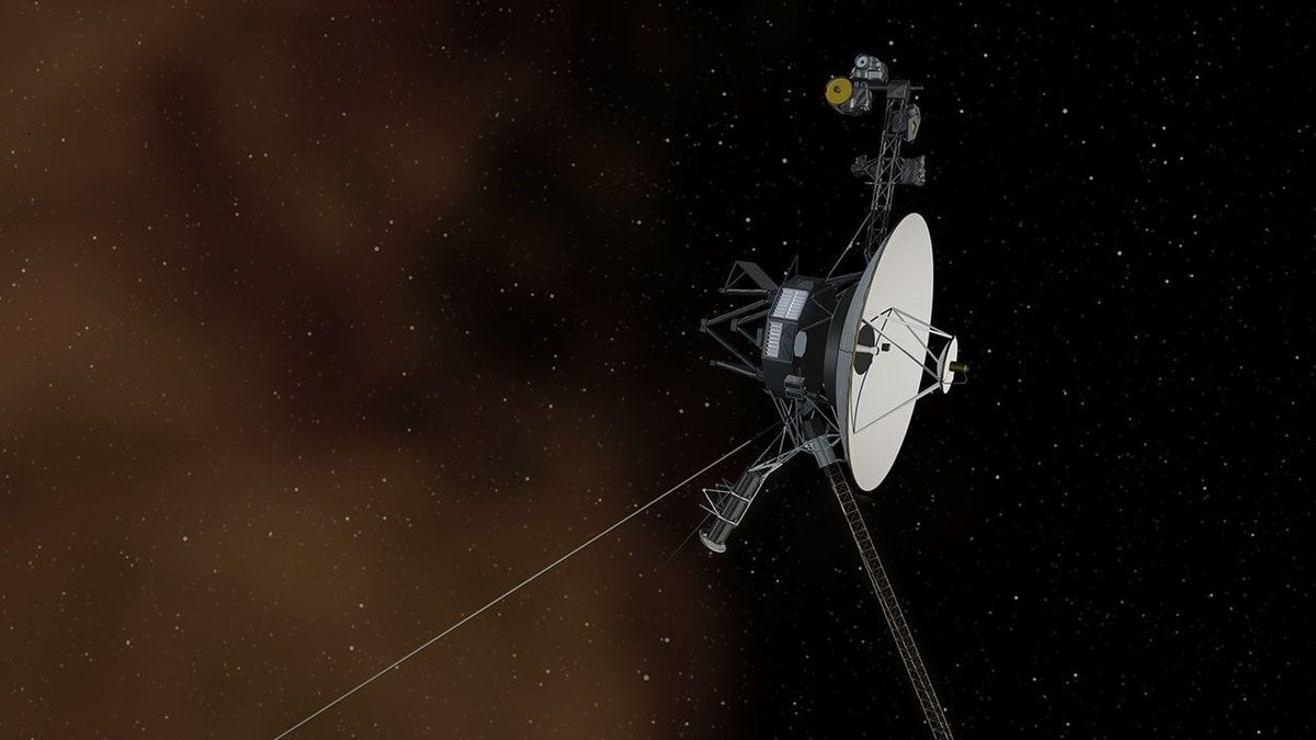 Voyager 1 en el espacio interestelar, concepto artístico de la NASA