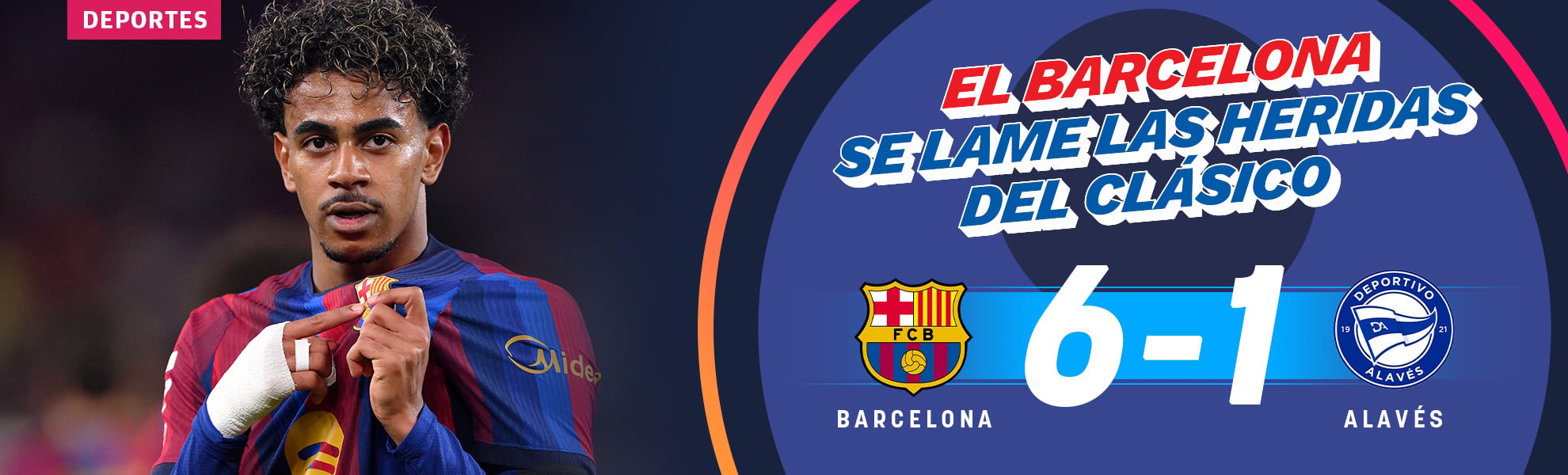 El Barcelona se lame las heridas del Clásico con otra goleada