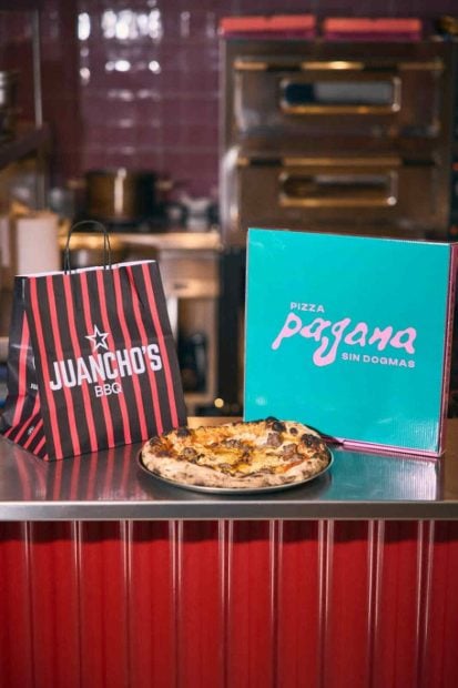 Hamburguesa con sabor a pizza