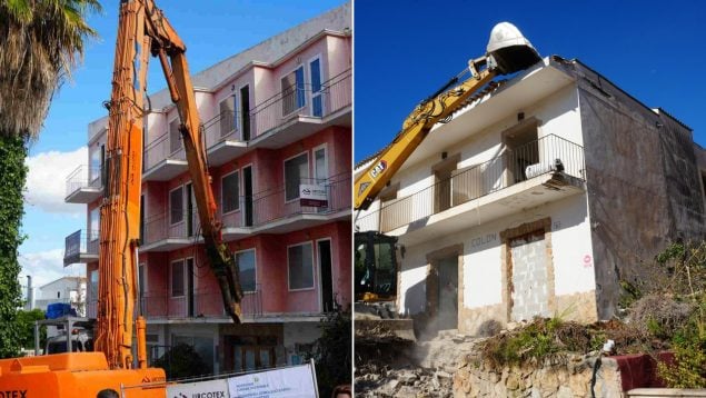 demoliciones Hotel Teix Hostal Colón