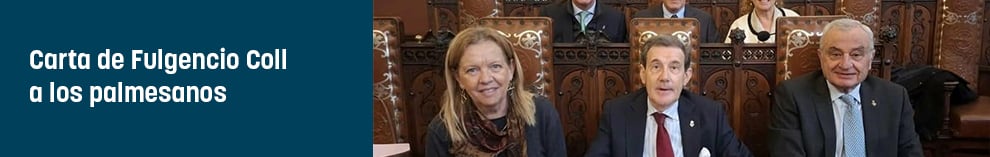 Carta de Fulgencio Coll a los palmesanos
