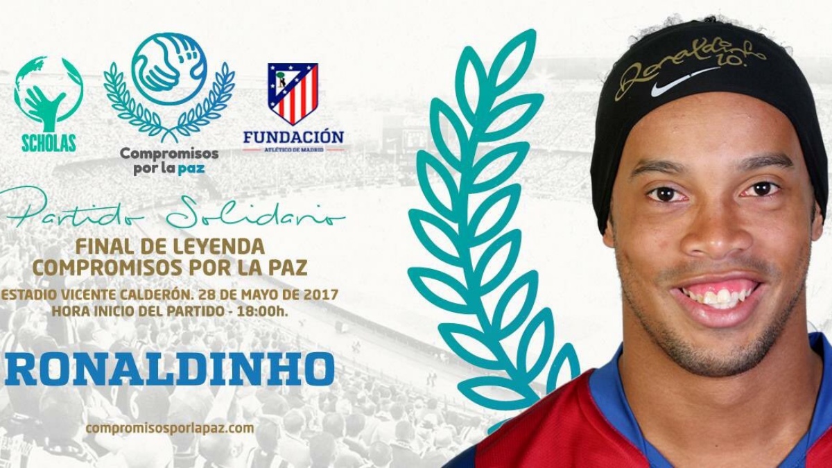 Ronaldinho, futbolista confirmado para el ‘Final de Leyenda’