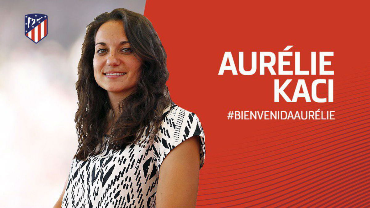 Aurélie Kaci ficha por el Atlético Femenino. (atleticodemadrid.com)