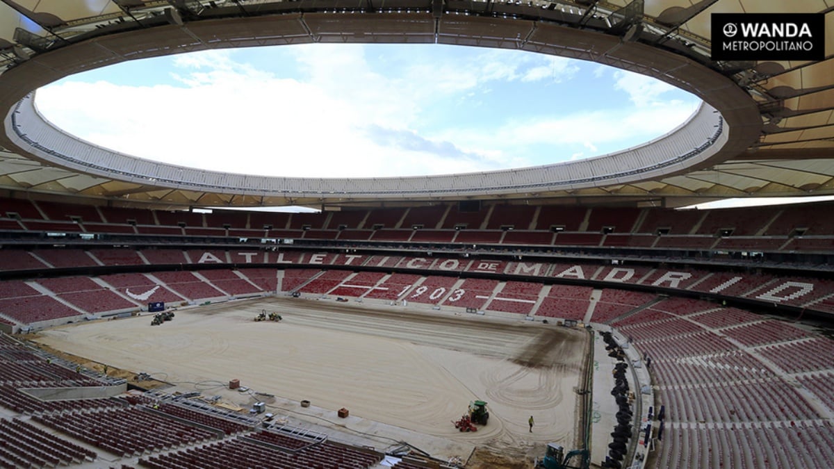 Así está el Wanda Metropolitano a falta de dos semanas para su inauguración