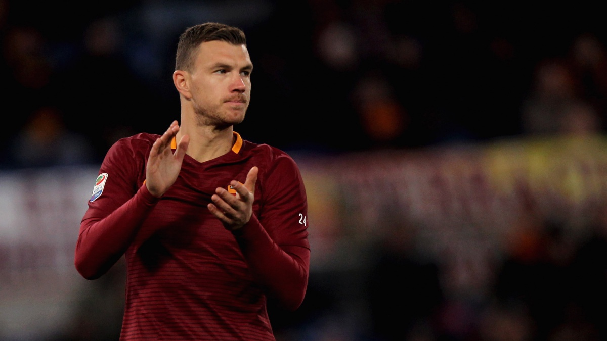 Dzeko, la gran amenaza de la Roma en el primer año sin Totti