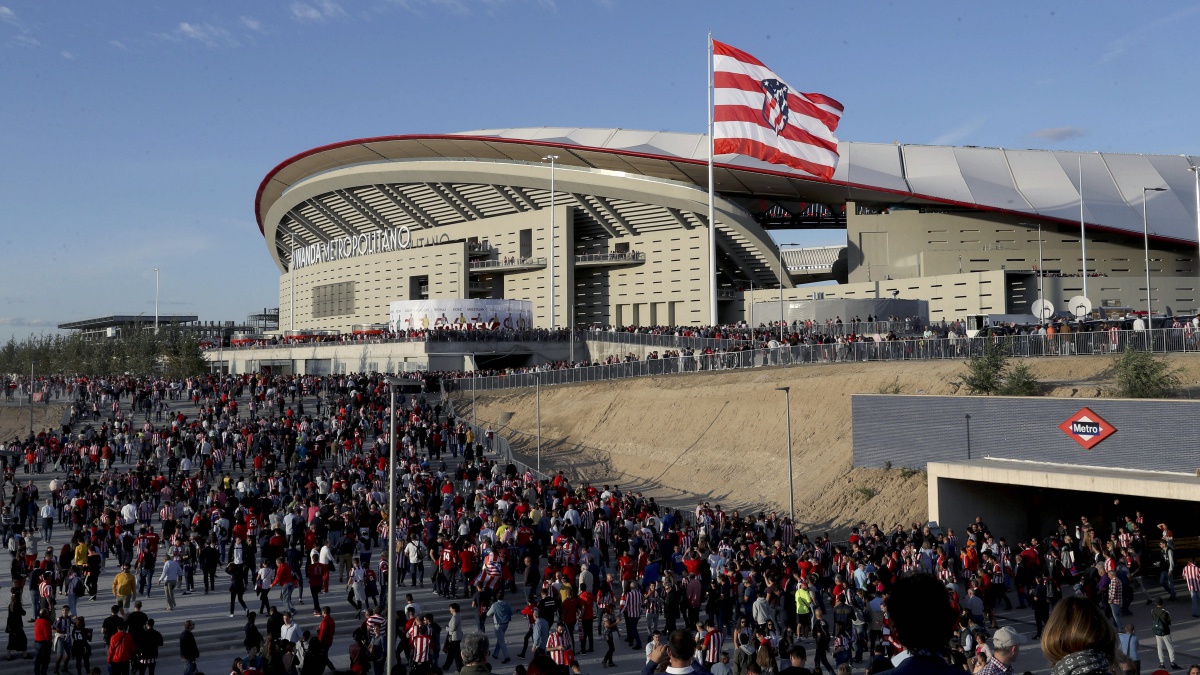 Los aledaños del Wanda Metropolitano