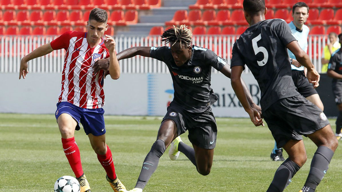 El Atlético encajó su primera derrota en la Youth League. (atleticodemadrid.com)