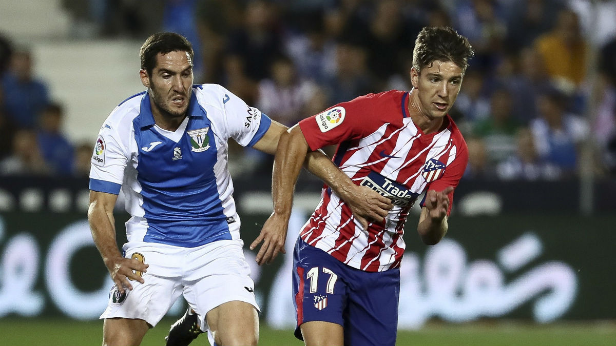 Luciano Vietto durante el partido contra el Leganés. (EFE)