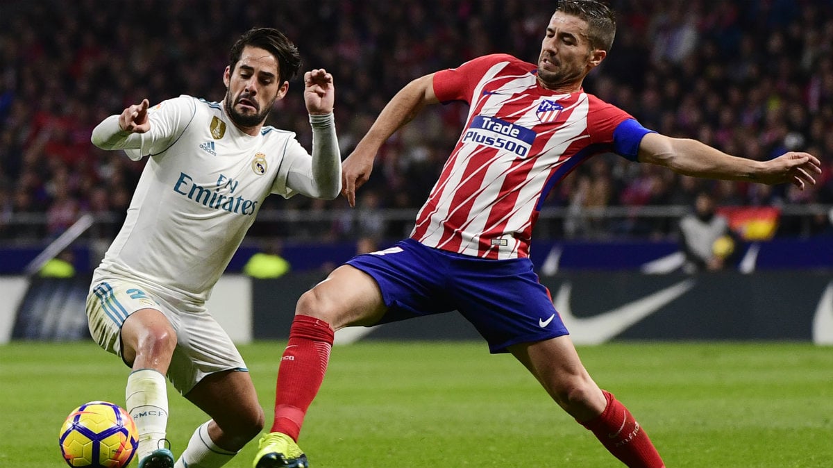 Atlético y Real Madrid se quedaron a cero en el Wanda. (AFP)