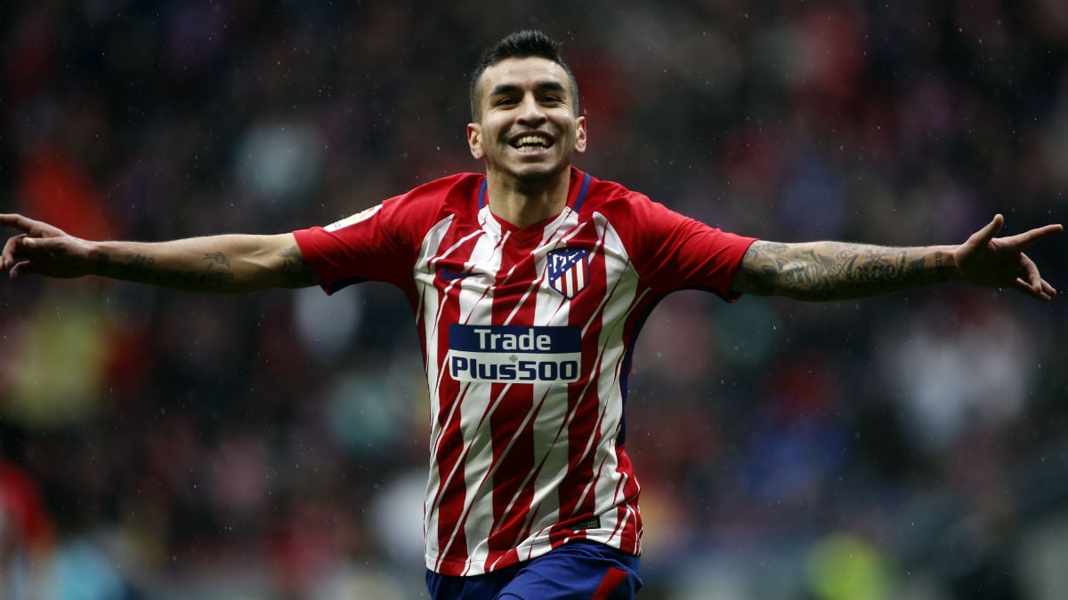 Correa celebra su gol ante el Getafe. (AFP)