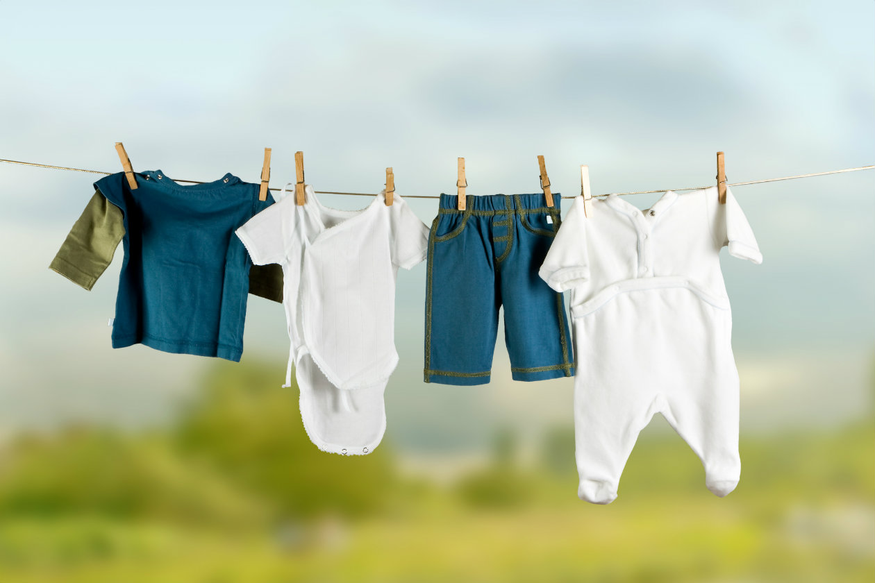 Consejos para lavar la ropa de tu bebé