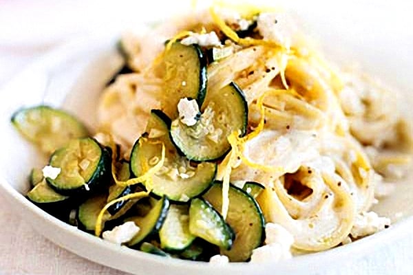 Macarrones calabacín