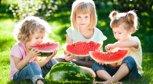 alimentacion de niños