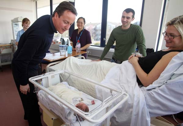 David Cameron Visits Kingston Hospital