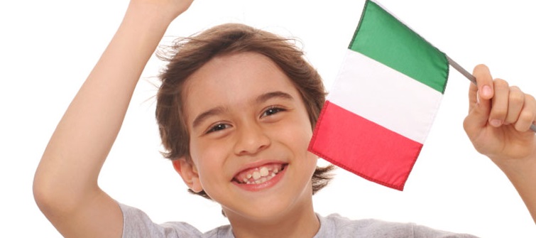 italiano-niño