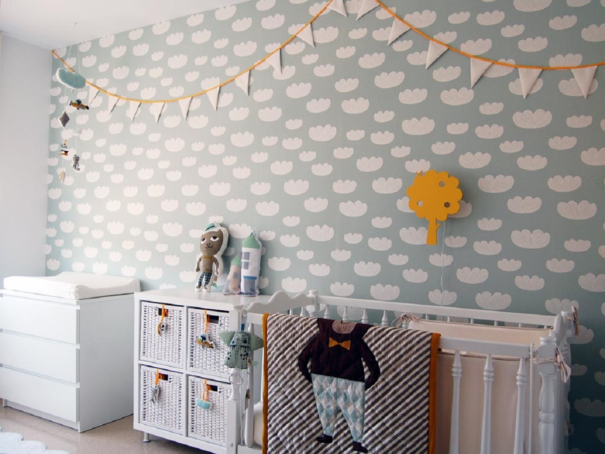 7 papeles pintados para decorar una habitación infantil