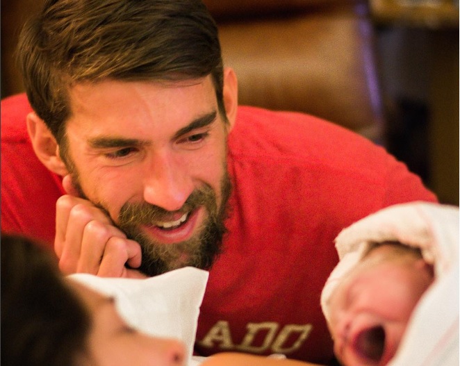 El nadador Michael Phelps se convierte en papá