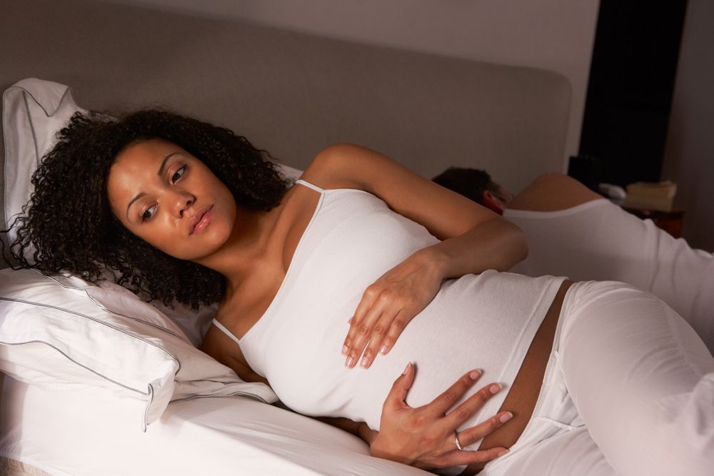 El insomnio es un síntoma habitual del embarazo.
