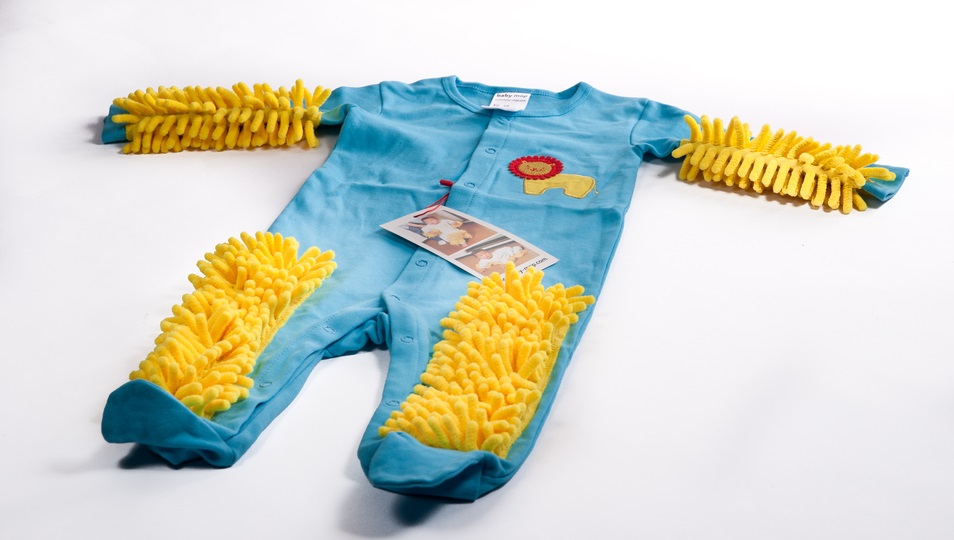 Los flecos de limpieza del pijama Babymop