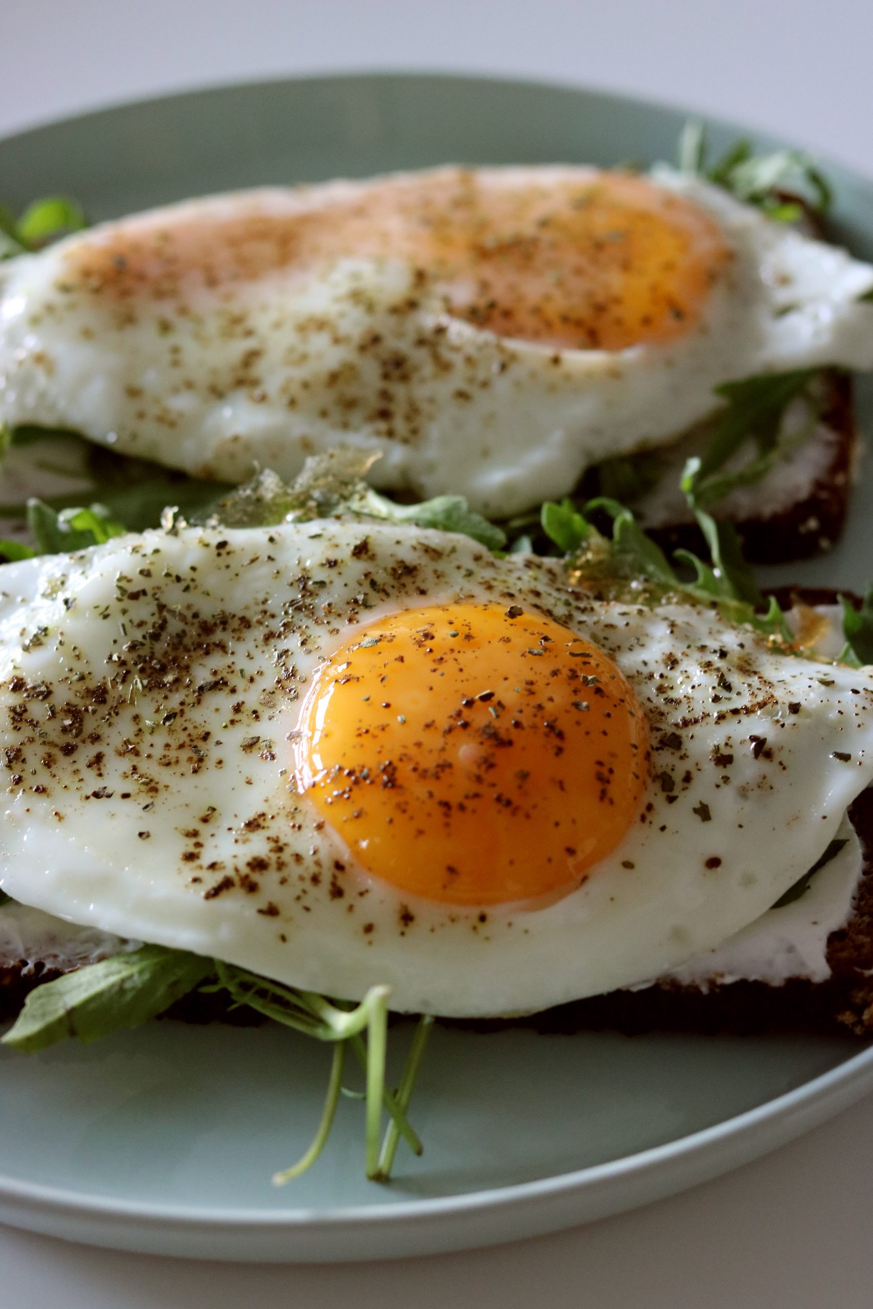Tostada con huevos