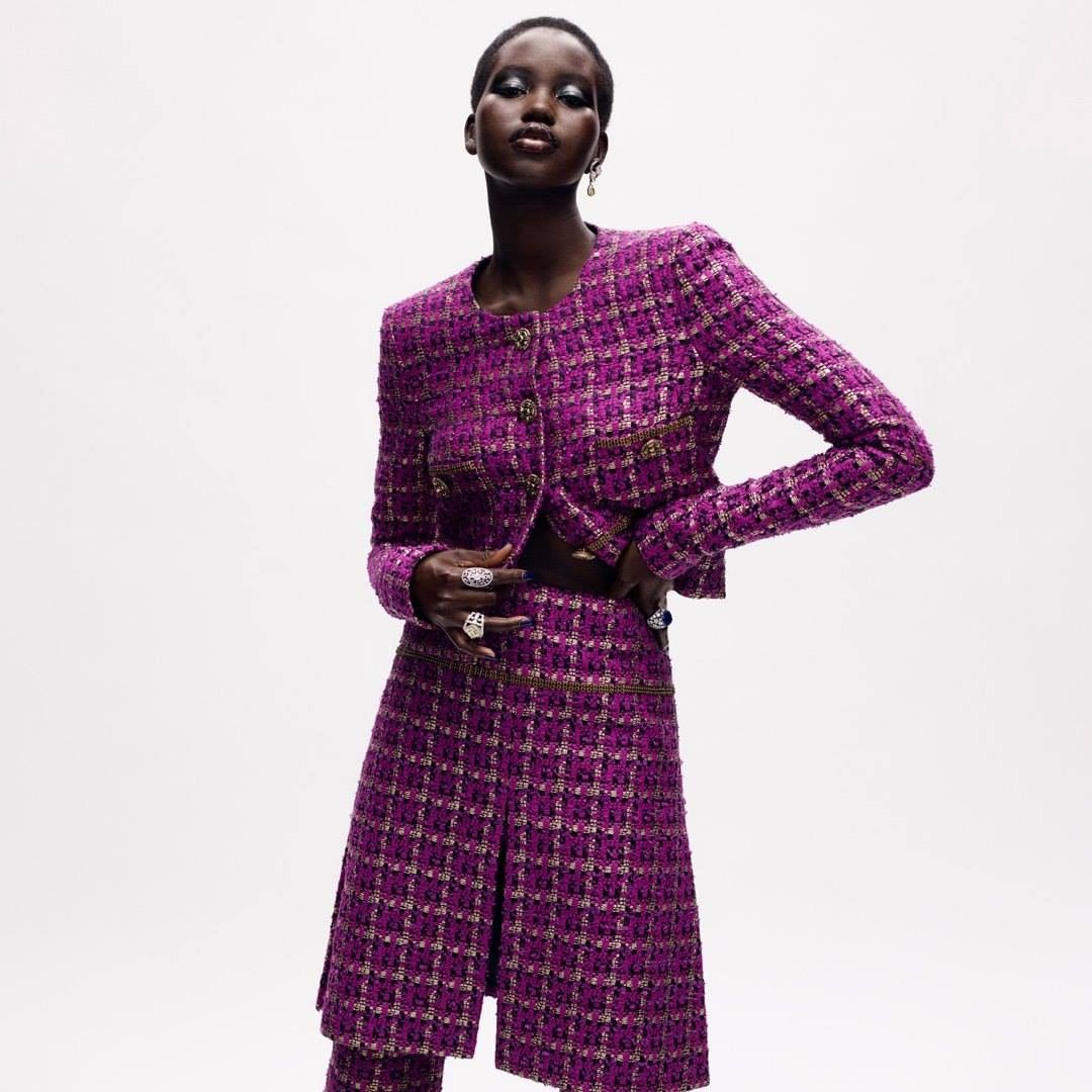Conjunto de punto de Chanel