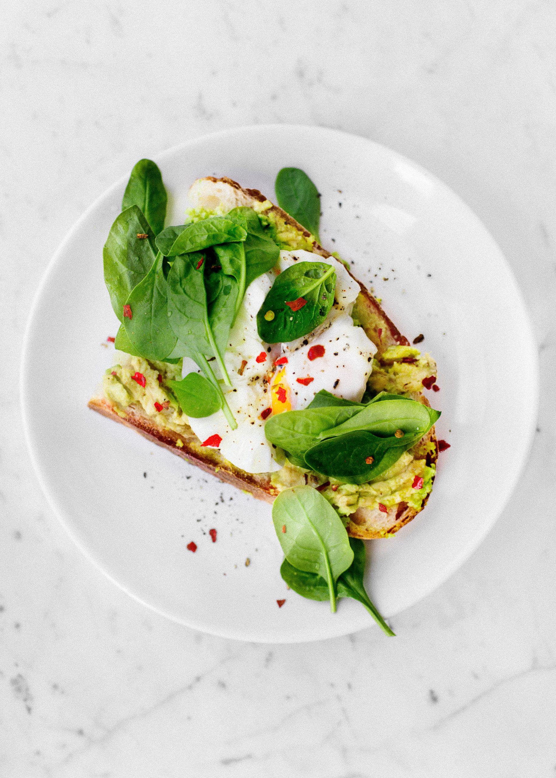 Tostadas con aguacate