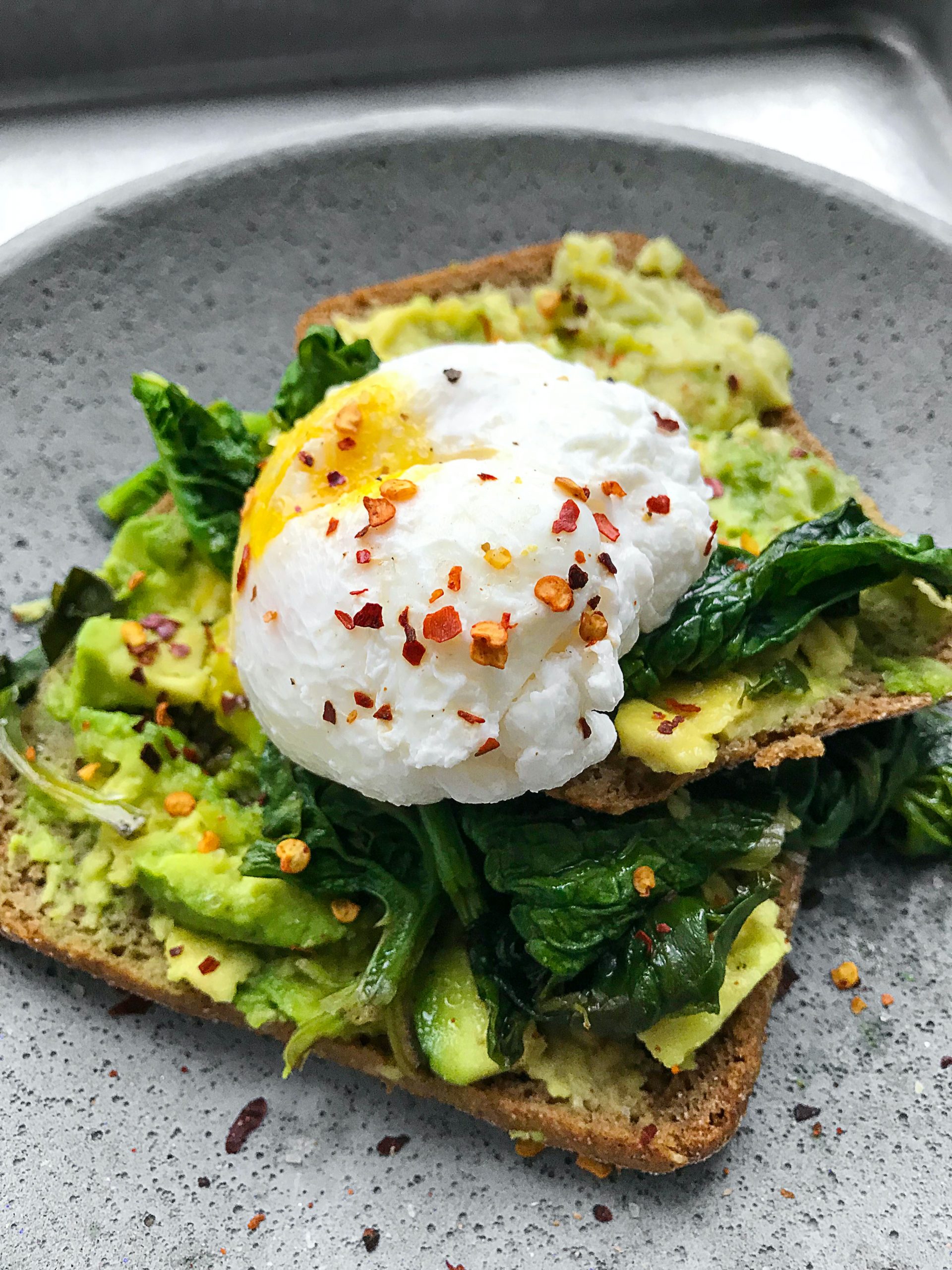 Tostadas con aguacate