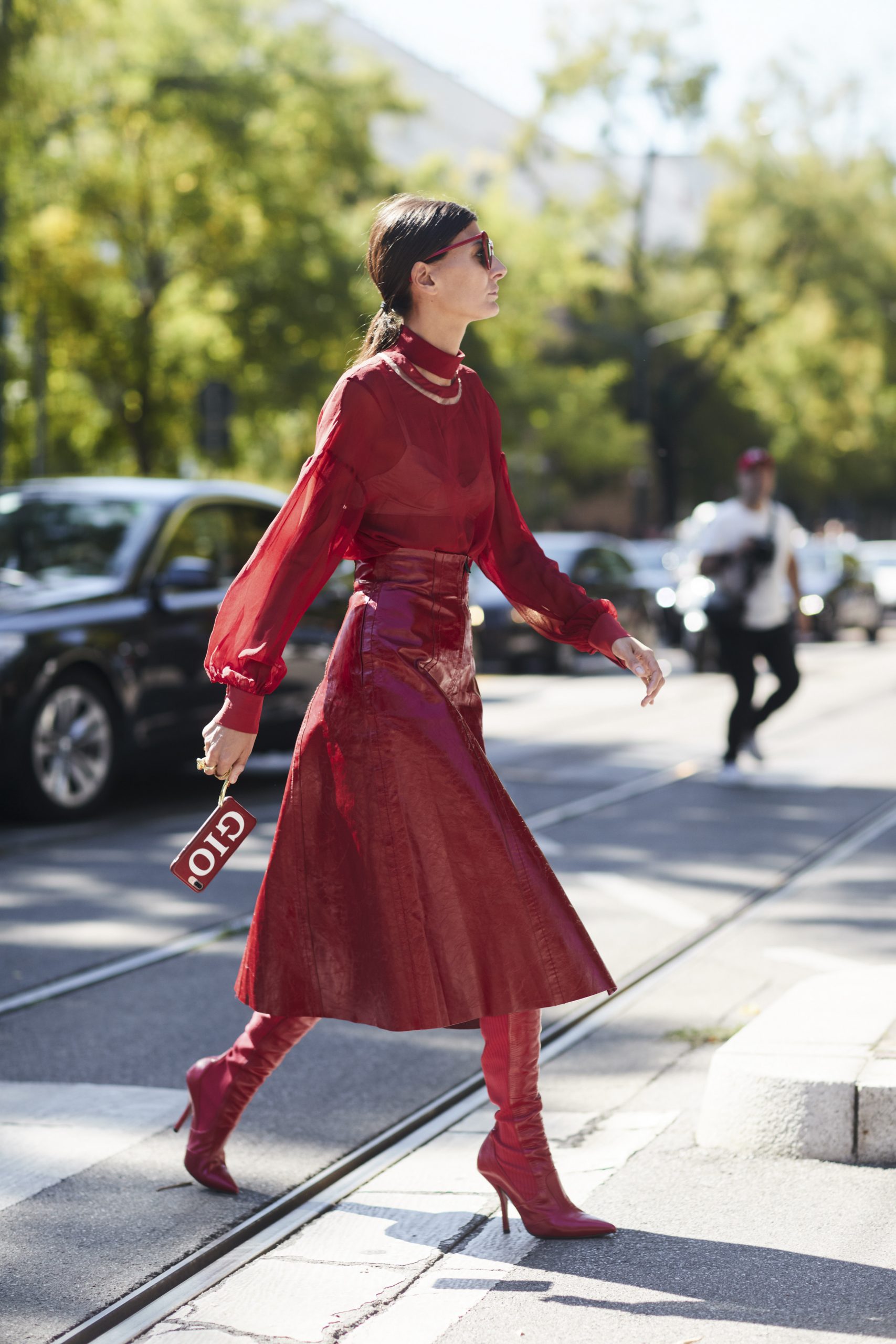 La editora de moda Giovanna Battaglia/Imaxtree.