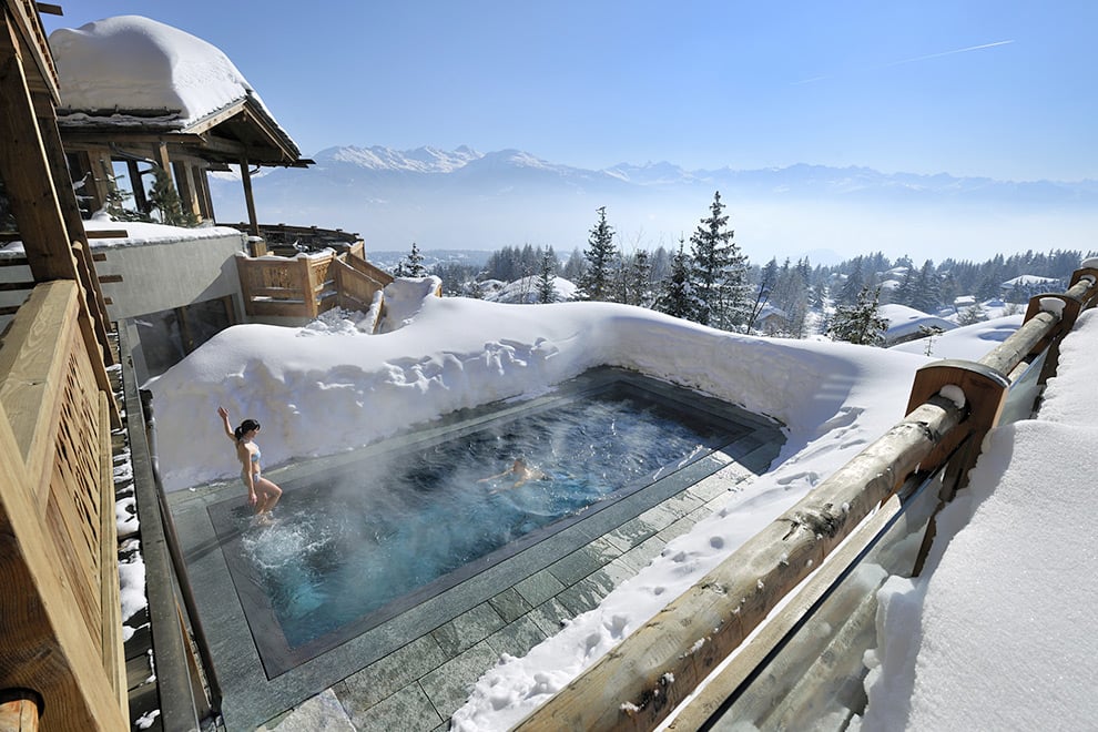 LeCrans Hotel & Spa en Crans-Montana, Suiza / Foto: LeCrans Hotel & Spa en Crans-Montana