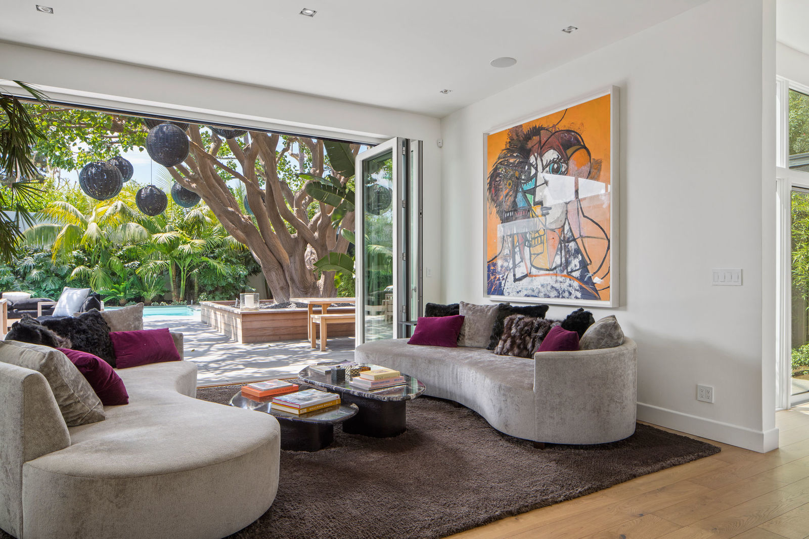 Vista del sal&oacute;n de Cindy Crawford. /Foto: Oasisonlomavista